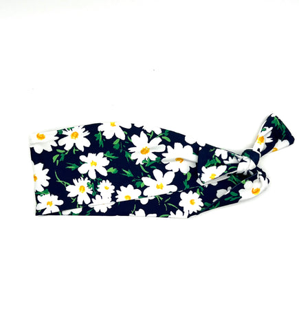 Daisies on Navy 3-inch Headband