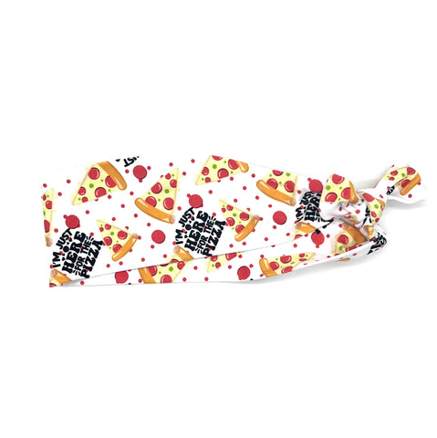 Here for Pizza 3-inch Headband