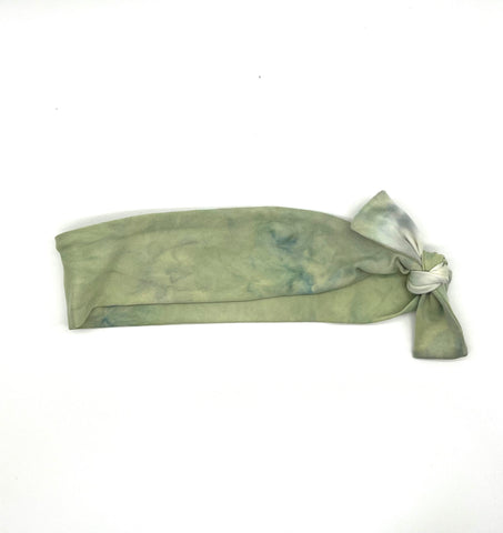 Sage Tie-Dyed 2-inch headband