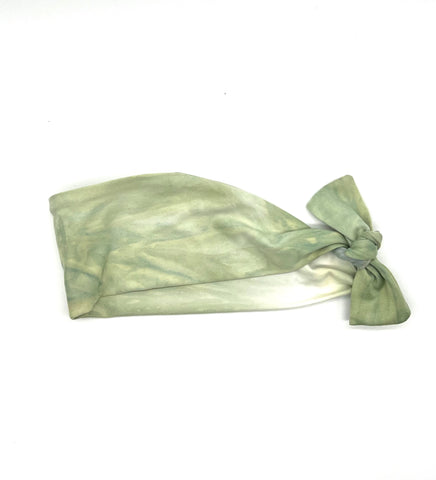 Sage Tie-Dyed 3-inch Headband