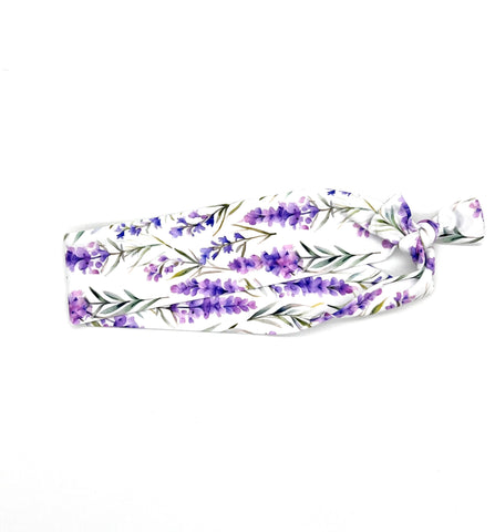 Purple Floral 2-inch headband