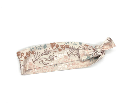 Neutral Floral 2-inch headband