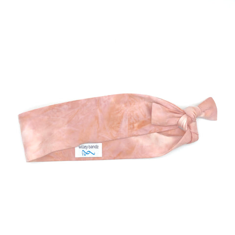 Blush Tie-Dye 2-inch headband