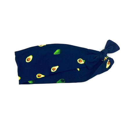 Avocado on Navy 3-inch Headband