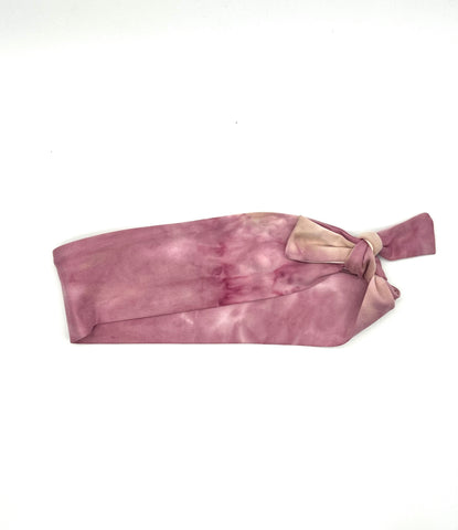 Pink and Tan Tie-Dyed 2-inch headband