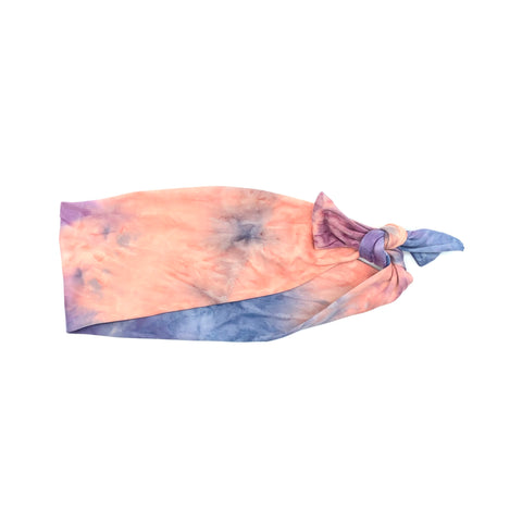 Purple Blue and Orange Tie-Dyed 3-inch headband