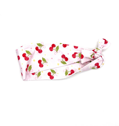 Cherries and Daisies 3-inch headband