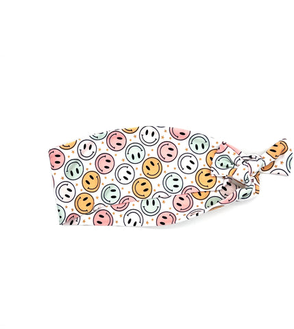 Smiley Faces 3-inch headband