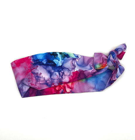 Rainbow Watercolor 3-inch Headband