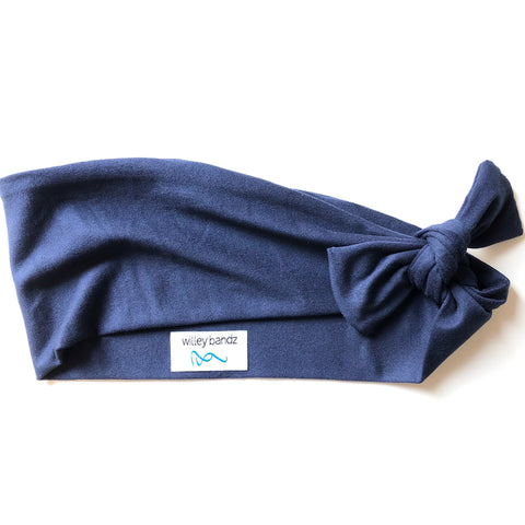 Navy Blue 3-inch headband