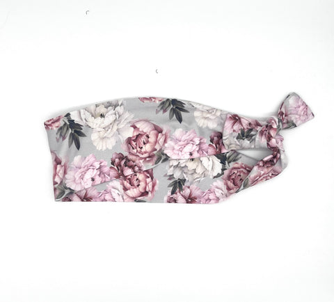 Grey and Pink Floral