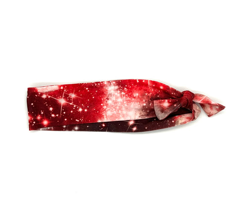 Red and Black Galaxy Headband