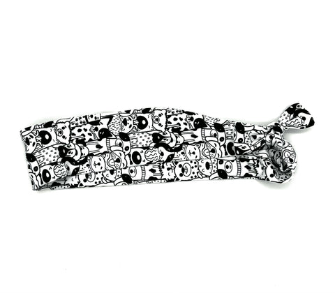 Black and White Cats and Dogs Headband