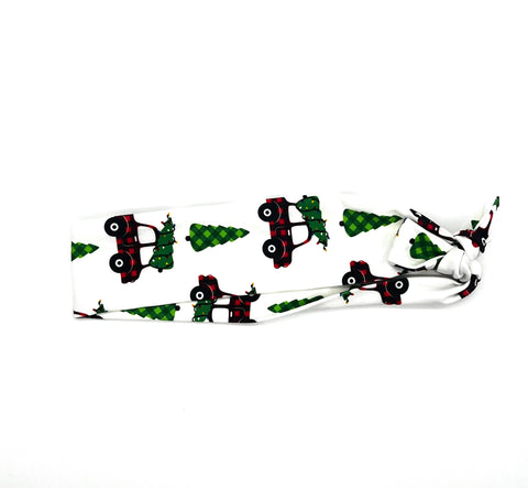 Bringing home the Christmas Tree Headband