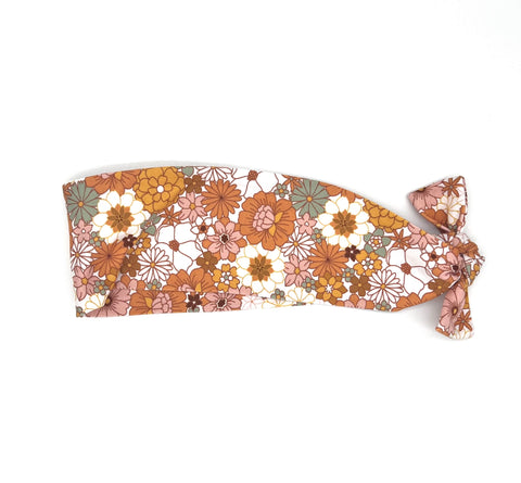 Orange Floral Headband