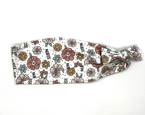 Nurse Floral Headband