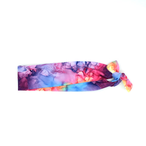 Rainbow Watercolor 2-inch headband