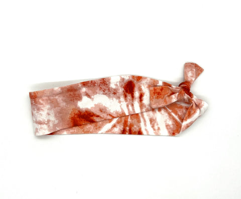 Orange Tie-DyedHeadband