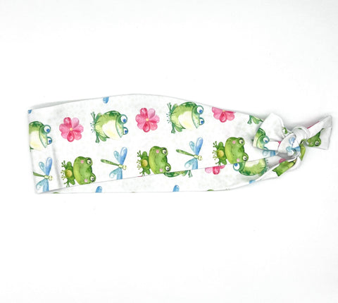 Frogs & Flowers Headband