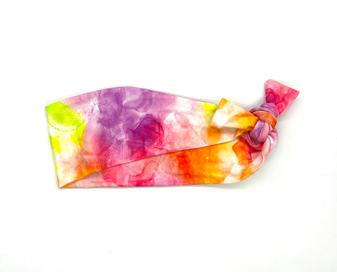 Bright Orange Pink Purple Yellow Green Headband