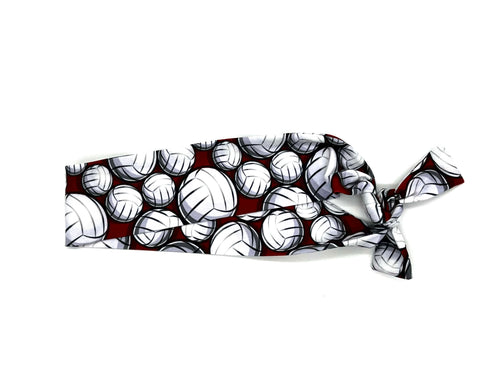 Volleyballs on Red Headband