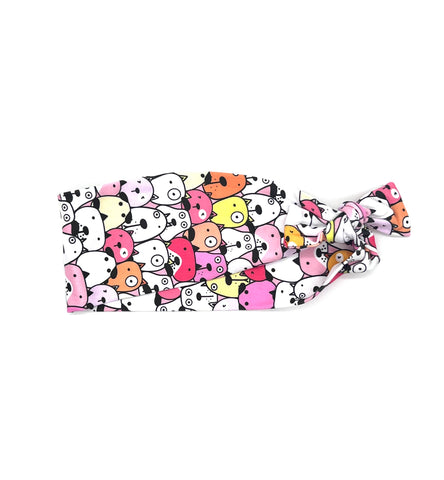 Cartoon Cats & Dogs 3-inch Headband