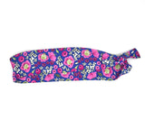 Purple and Fuchsia Floral Headband