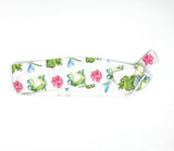 Frogs & Flowers Headband