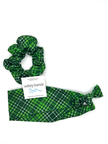 Green Plaid Set