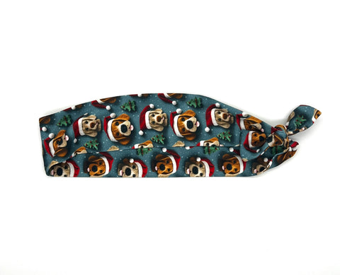 Santa Puppy Headband