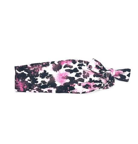 Pink and Black Leopard 2-inch Headband