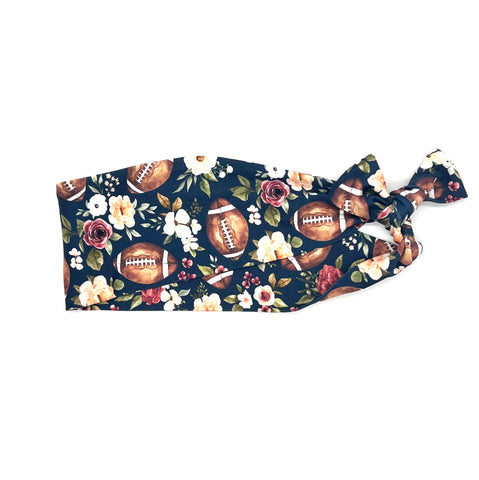 Football Floral 3-inch Headband