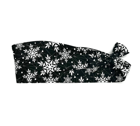 Black and White Snowflake Headband