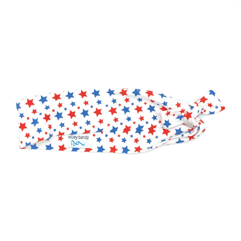 Red and Blue Stars 2-inch Headband