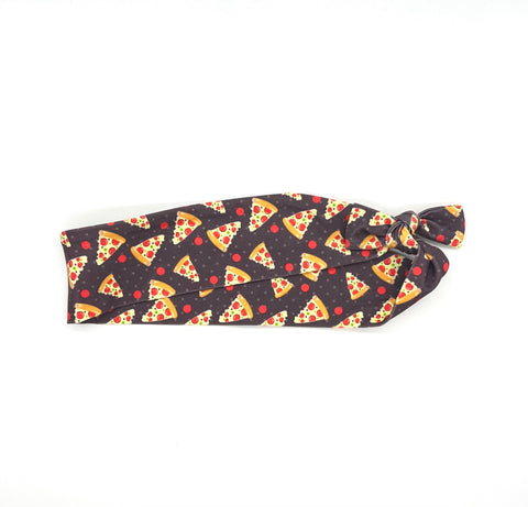 Pizza on Brown Headband