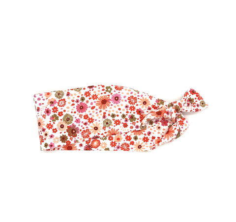 Pink and Peach Floral Headband