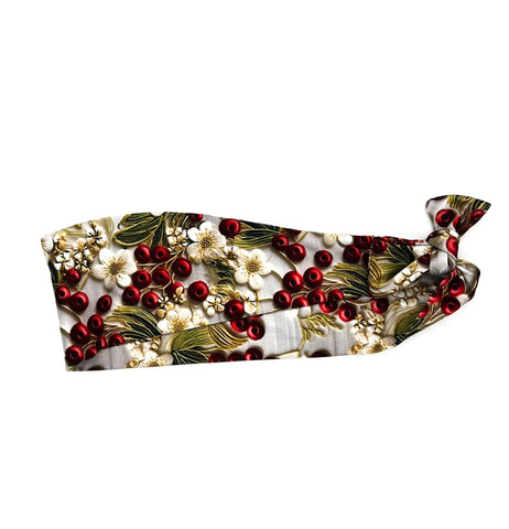 Holiday Garland with Berries  Headband