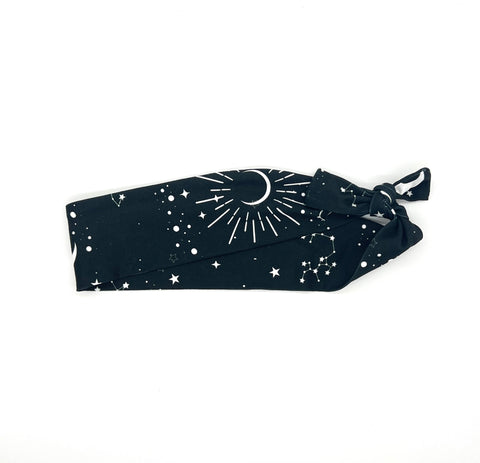 Black and White Stars Headband