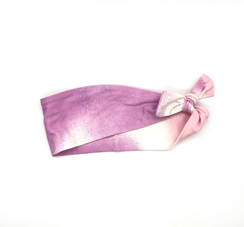 Purple Pink and White Headband