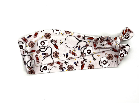 Medical Supplies on Pink Headband