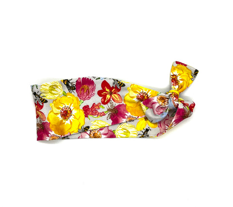 Garden Floral with Bees Headband