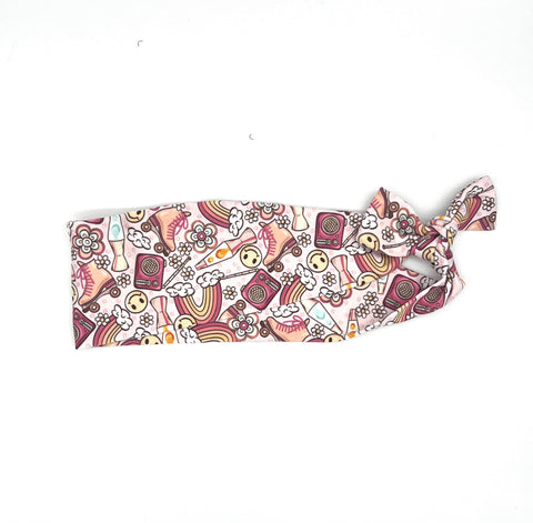 Retro Roller Skate and Lava Lamp Headband