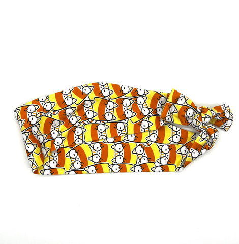 Candy Corn Cats 3-inch Headband