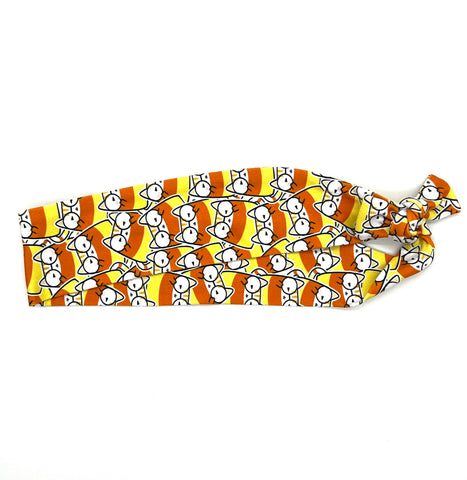 Candy Corn Cats 2-inch Headband