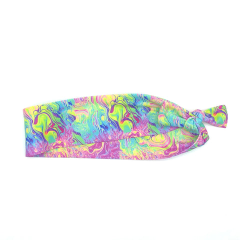 Colorful Paint Swirls 2-inch Headband