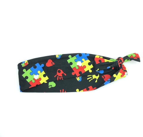 Autism Awareness 2-inch Headband