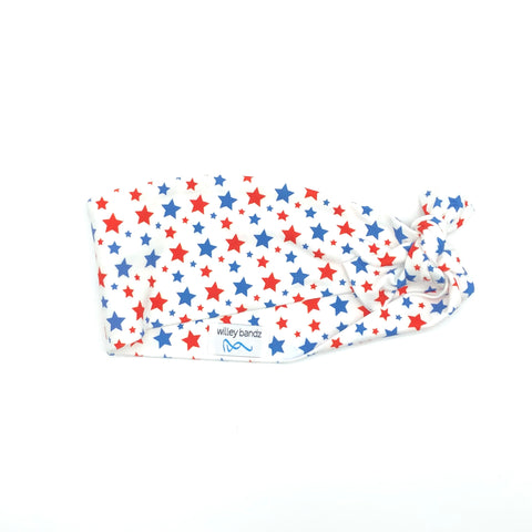 Red and Blue Stars 3-inch Headband