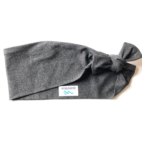 Dark Heathered Grey 3-inch headband